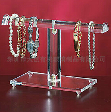 【有機玻璃項鏈展示架】的展現(xiàn)了項鏈的！