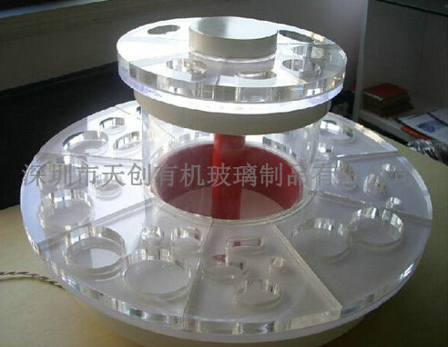 360度展示空間，的展示★有機(jī)玻璃旋轉(zhuǎn)展示架！